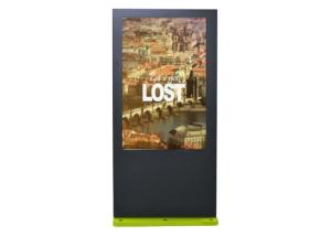 China Free Standing Outdoor Digital Signage Displays Safe Glass Sunlight Readable wholesale