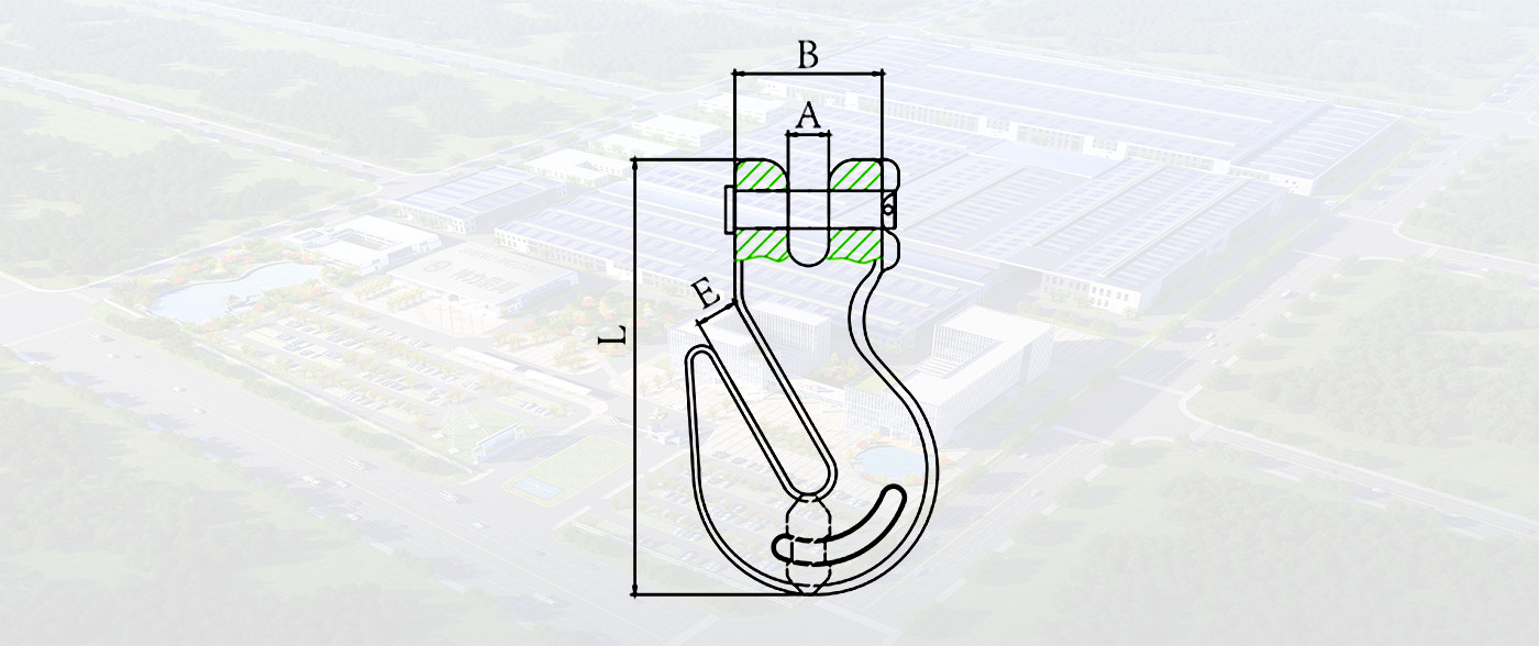 SLR099-G70 ALLOY CLEVIS GRAB HOOK