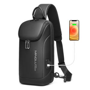 China All Seasons Mens Sling Messenger Bag Teenager Crossbody Bag Anti Theft wholesale