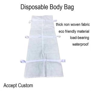 China Emergencies Body Packing Large 40GSM Dead Body Bag wholesale