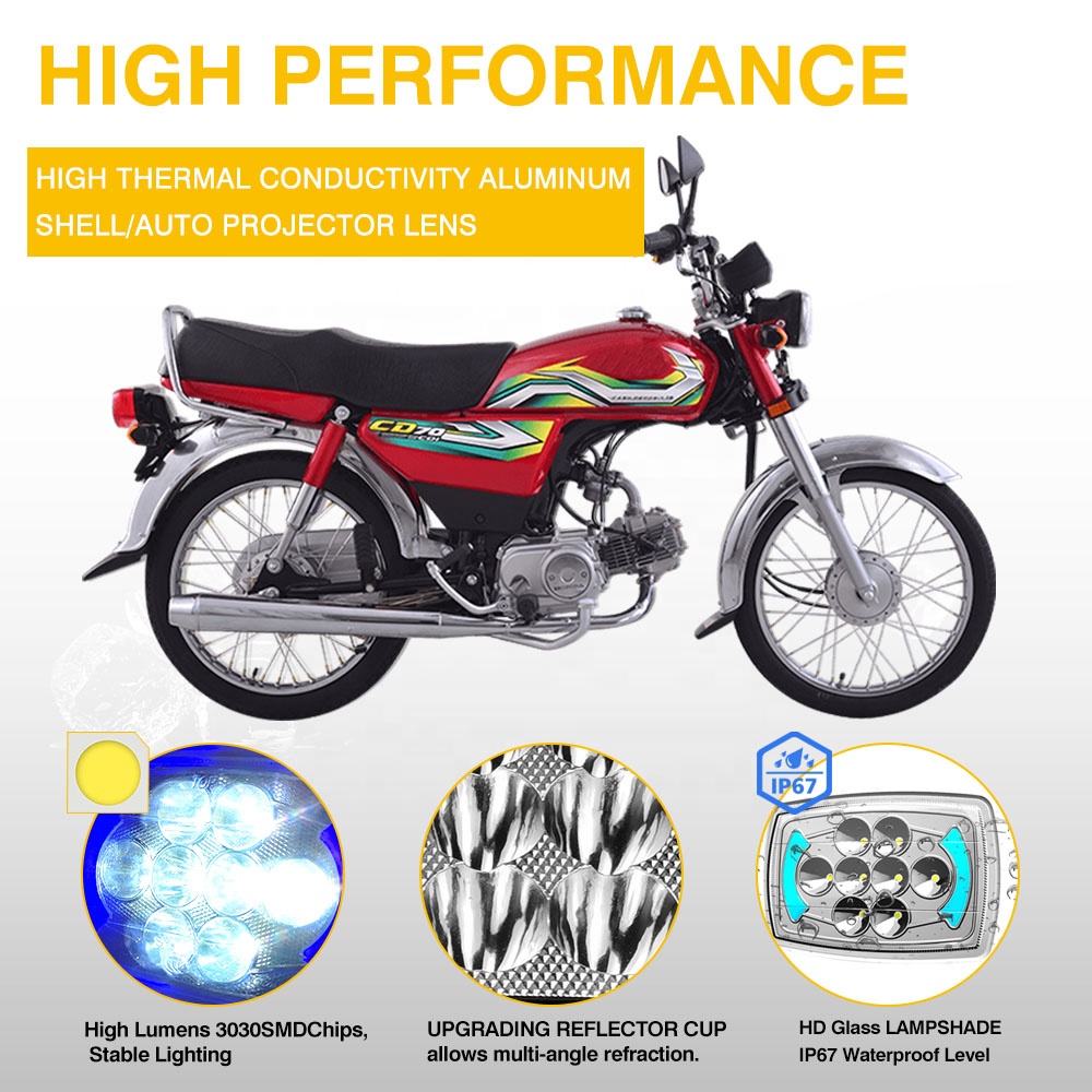 YAYE CD70 CJ125 Motorcycle LED Headlight Bulb DC12V Voltage DRL / Turn Signal Included