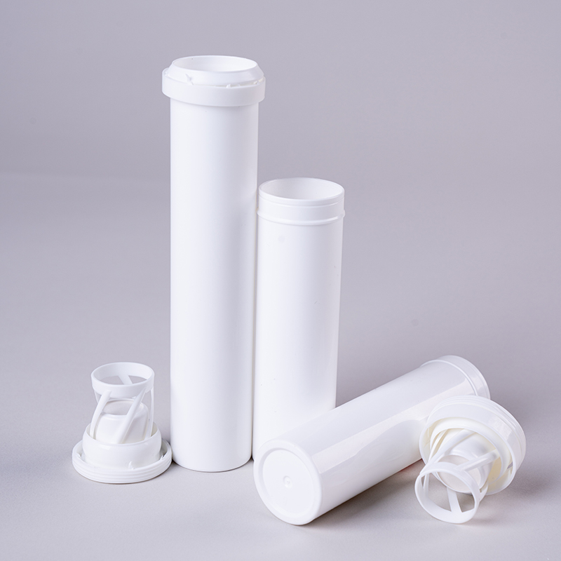 Tablet Packaging with Desiccant Flip Cover Food Grade PP Empty Bottle in Custom Color