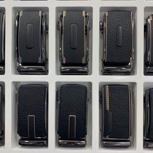 China Auto Clip 38mm Belt Buckle Hardware Man/Women Black Nickle Free wholesale