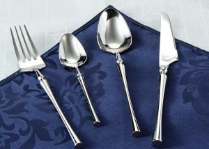 China SGS 12pcs Mirror Polished Stainless Steel Silverware Set For 3 wholesale