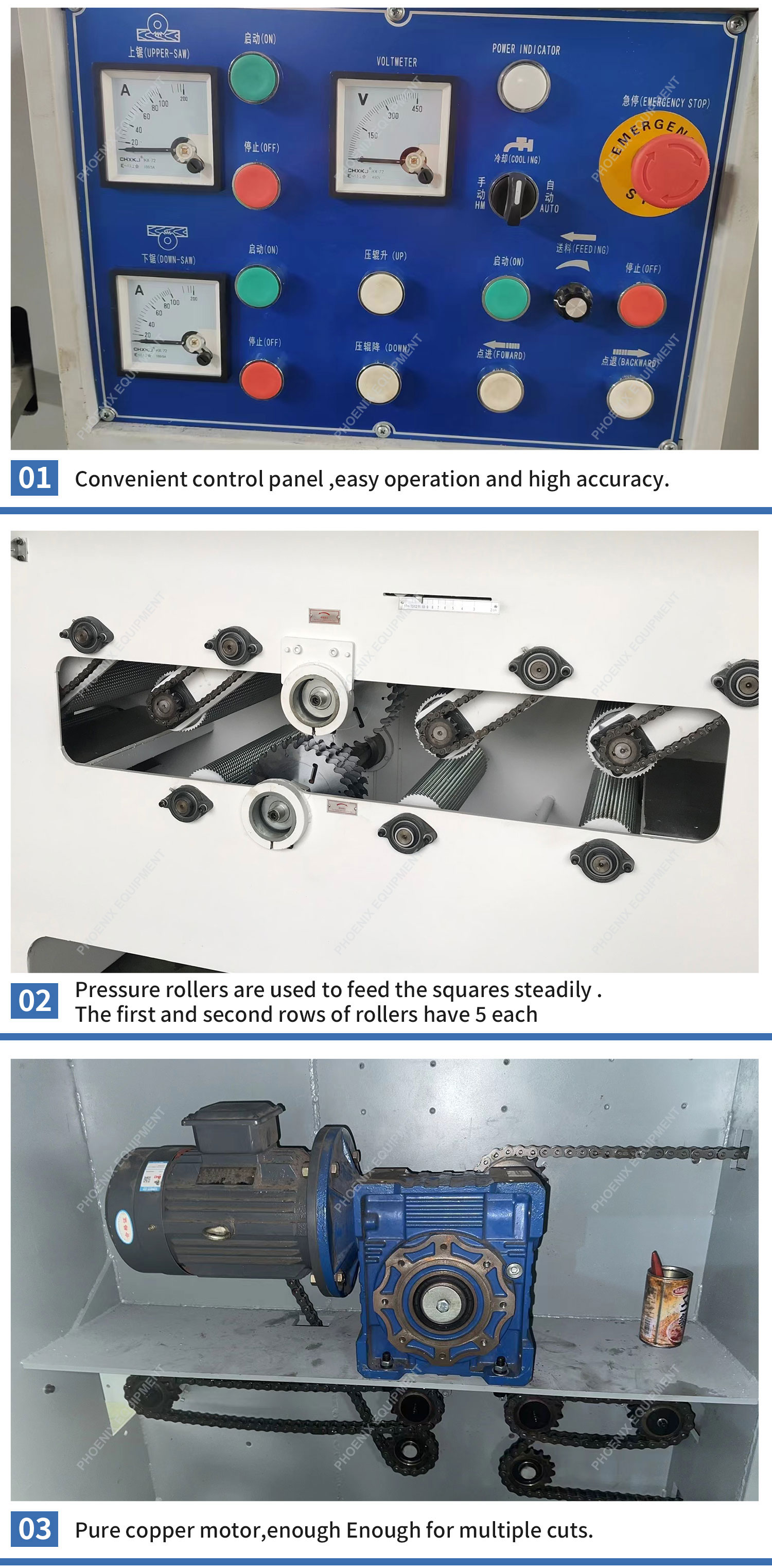 MJF142-2250 Horizontal Multi Blade Rip Saw for Woodwork Design ≤500mm Processing Width
