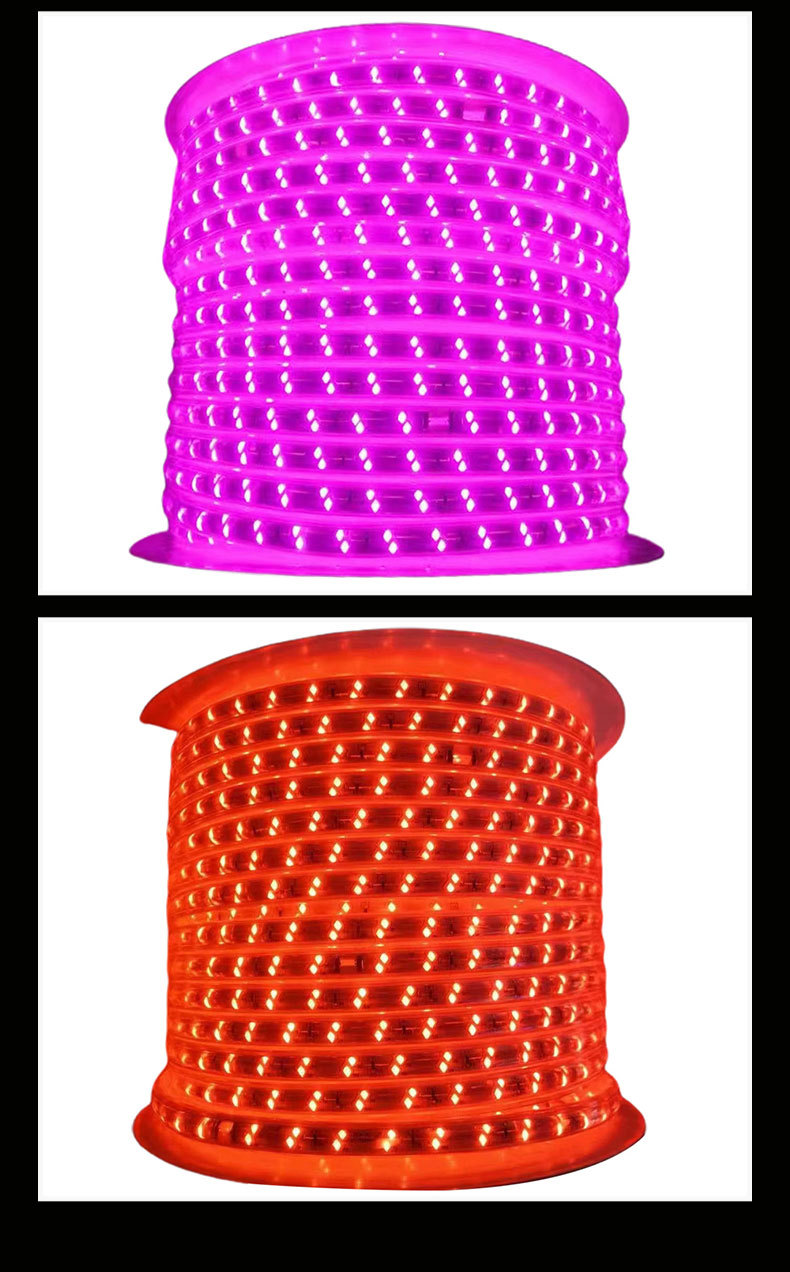 Lighting Solutions 110V/220V LED Strip Light 100m/roll With Connector Customize Length