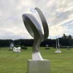OEM Welcome Outdoor Metal Sculpture Antique Imitation Fashionable