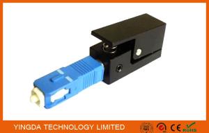 China Square Fiber Optic Adapter SC SM / MM Simplex Blue Black Fiber Optic Coupler wholesale