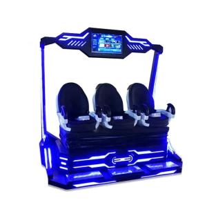 China Crazy 9d Virtual Reality Simulator Equipment 3 Person For Entertainment wholesale