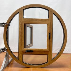 China Single Double Triple Glass Aluminumn Round Window Round Upvc Windows That Open wholesale