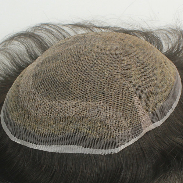 All Lace Toupee Hair System 10*7 Hair Toupee For Mens Daily Wear