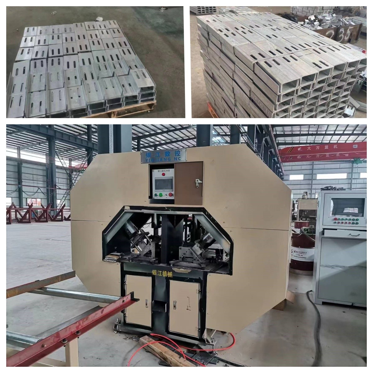 Heavy Duty 50mm Max. Punching Steel Structure Punching Machine