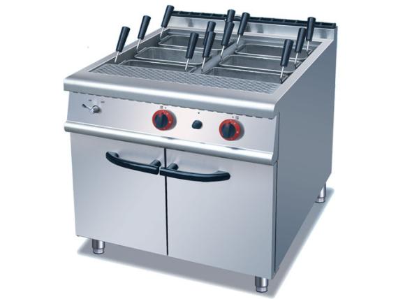 380V Commercial Pasta Cooker 12kw Noodle Cooking Machine With Round / Square