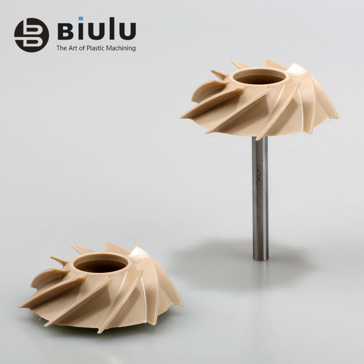 Industrial Plastic Impeller Cnc Prototype Service , Precision Cnc Machining Services OEM