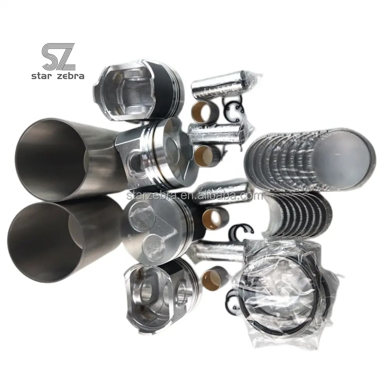 Kubota V2403 Harvester Engine Overhaul Package Four Matching Cylinders and Connecting Rods for Customer Requirements