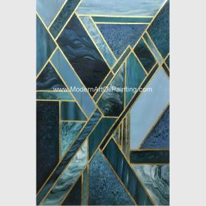 China Contemporary Geometric Abstract Art Paintings For Star Hotels Decoration wholesale