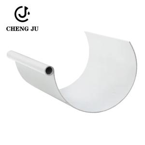 China Roofing Building Material PVC Rain Gutter Fittings Plastic Rainwater Gutter wholesale