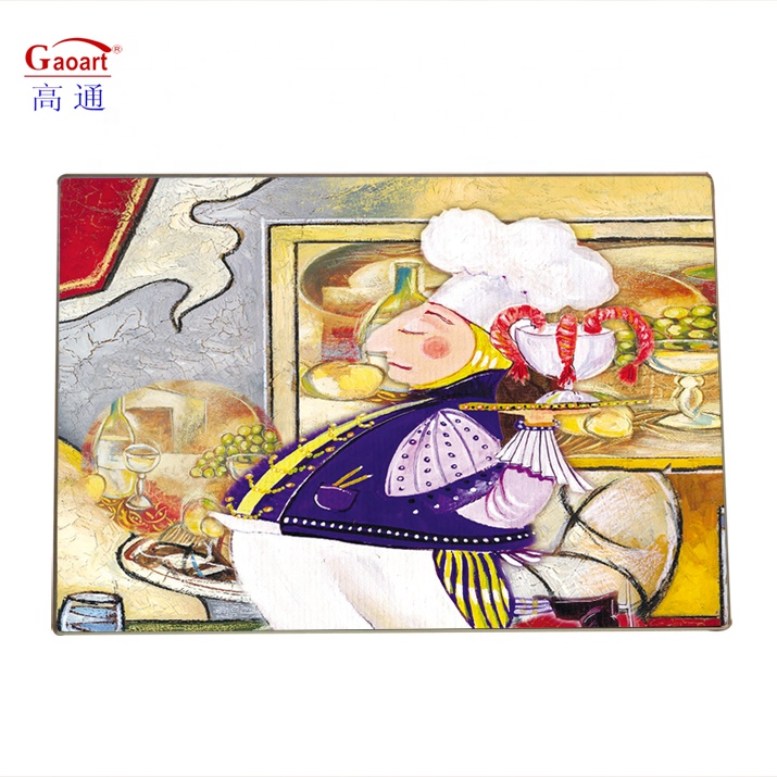 Square Tempered Cutting Board for Glass Dining Table All-Season Kitchen Tool Placemat