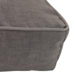 Orthopedic Foam Linen Polyester Washable Dog Bed Super Thick