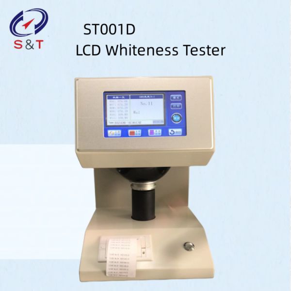 ST001D Flour Test Instrument LCD Whiteness Tester Precise Measurements Flour Whiteness