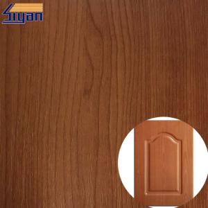 China Colorful Embossed Wood Grain Decorative PVC Furniture Film For Kitchen Cabinets wholesale