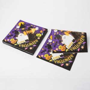 China BRC Dinner Paper Napkin Party Sprite Crazy Pumpkin Monster Halloween Theme Party Supplies wholesale