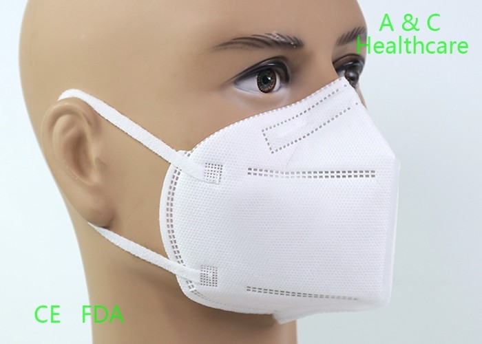 5 Layers Ffp2 Valved Mask Disposable Non Woven Face Mask Anti Virus 95% Filtration