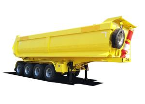 China 4 Axle Tipping Semi trailer 70 ton wholesale