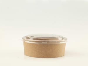 China No Deformation Kraft Paper Bowls , Microwavable 12 Oz Salad Paper Bowls wholesale