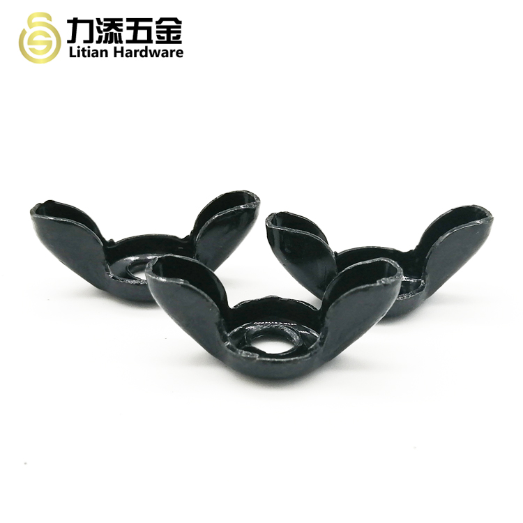 16mm Self Locking Wing Nut For Tie Rod Aluminum Chrome Iron 8-32 Cast