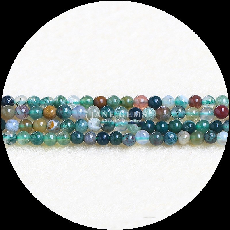 Assorted Color Gemstone Bead Round Cut Small Tourmaline Crystal Loose Bead Strands