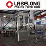 PET 9000BPH Round Automatic Bottle shrink sleeve Labeling Machine