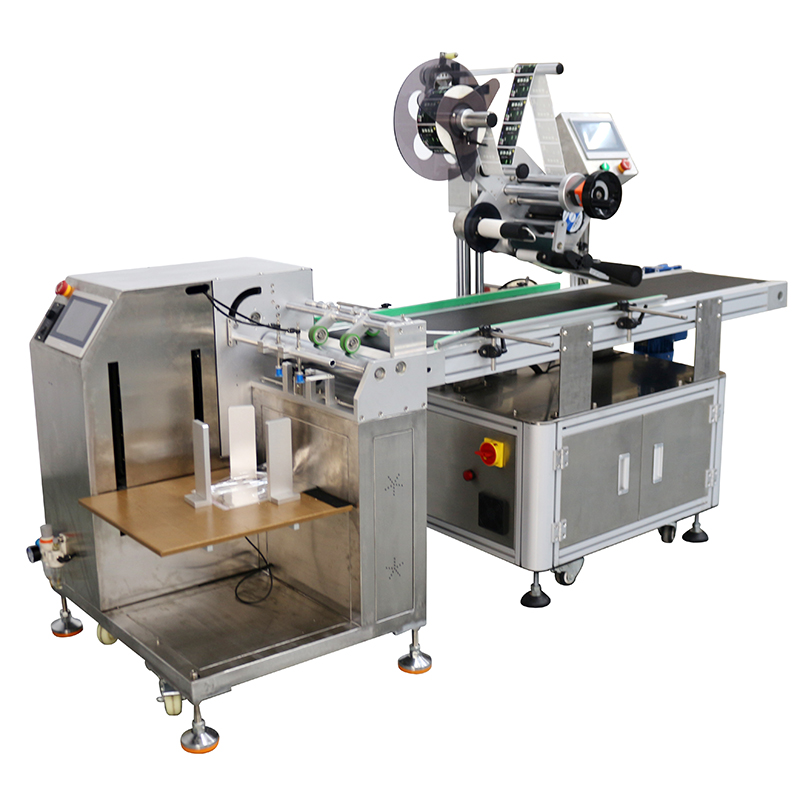 Electric Driven Label Applicator for Flat Bag and Mylar Pouch Desktop Doypack Pouch