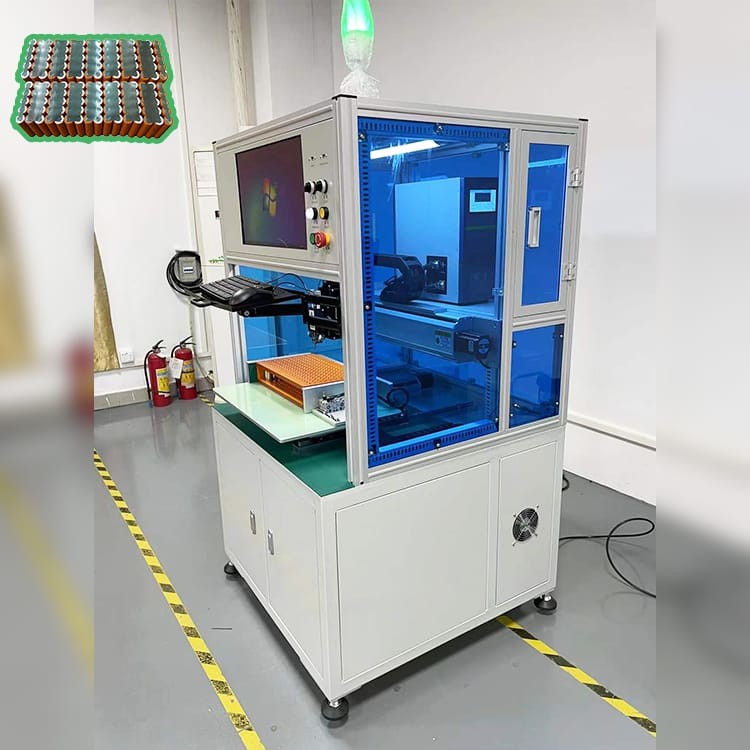 Single Side Automatic Battery Pack Spot Welding Machine For 18650 21700 Cylindrical Cell