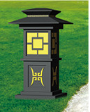 outdoor lawn lamps for decoration easy installation hot-dip galvanized steel pipe high quality stainless steel pole