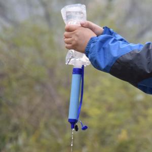 China Hiking Tour Travel First Aid Kit Set Purifier Sawyer Survival Drinking Water Filter wholesale