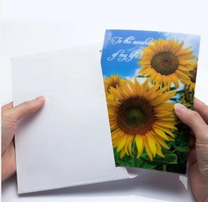 China Birthday Christmas 3d Greeting Card With Envelope Lenticular Postcard wholesale