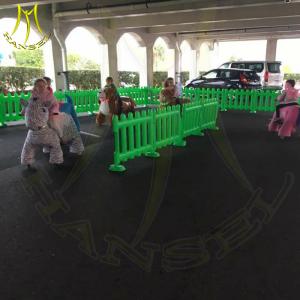 China Hansel game center walking stuffed animals coin operated ride on toys wholesale