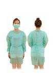 Disposable Medical Isolation Gowns , Chemical Resistant Disposable Coveralls