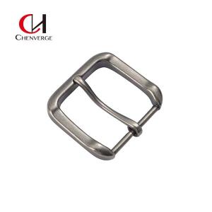 China Simple Square Pin Belt Buckles Anti Erosion Zinc Alloy Material wholesale
