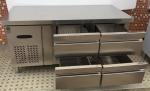 Fan Cooling Under Counter Freezer Drawer Style Commercial Refrigerator