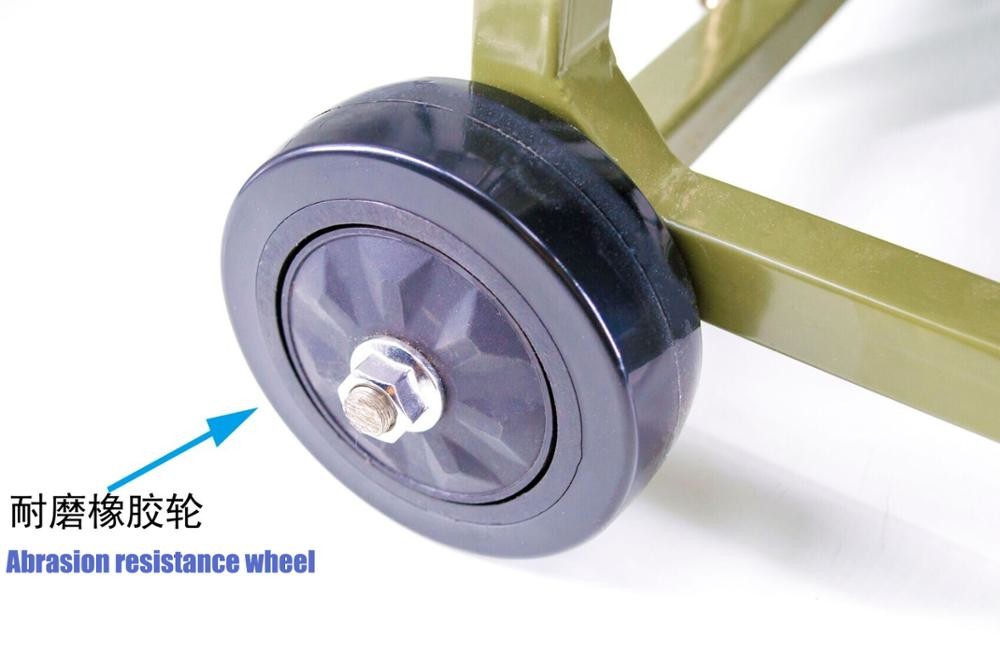 Military / Feild Operation Fibre Optic Cable Drum Metal Reel With Braces