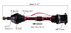 China VW10502 Volkswagen Beetle CV Axle Joint Front Axle Shaft Replacement wholesale