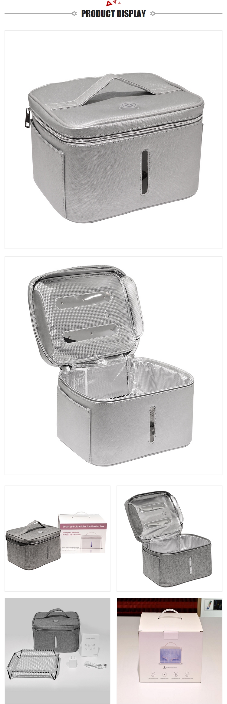 250*200*160mm 10mW*12 Portable 280nm UVC LED Sterilizer