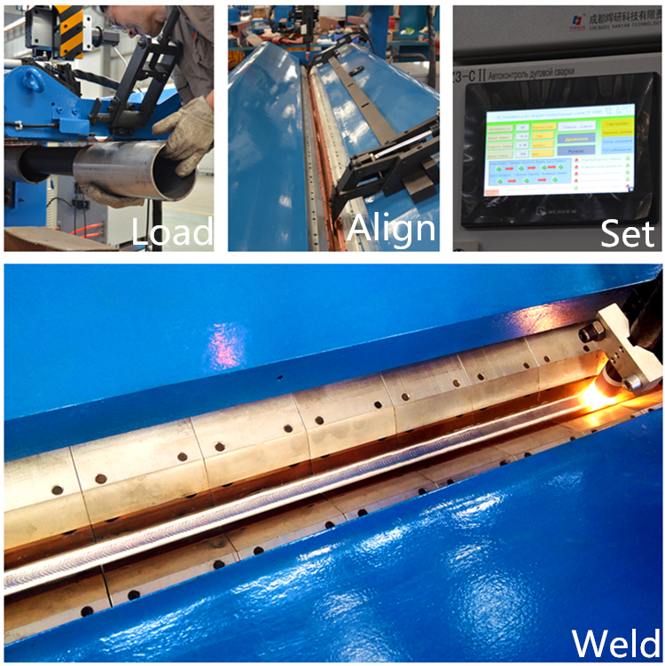 100 - 1800mm/min Automatic Longitudinal Seam Welding Equipment 500mm