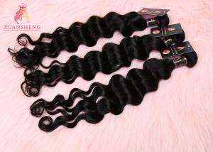 China 100% Virgin Indian Hair Loose Wave , Unprocessed Human Hair Bundles wholesale