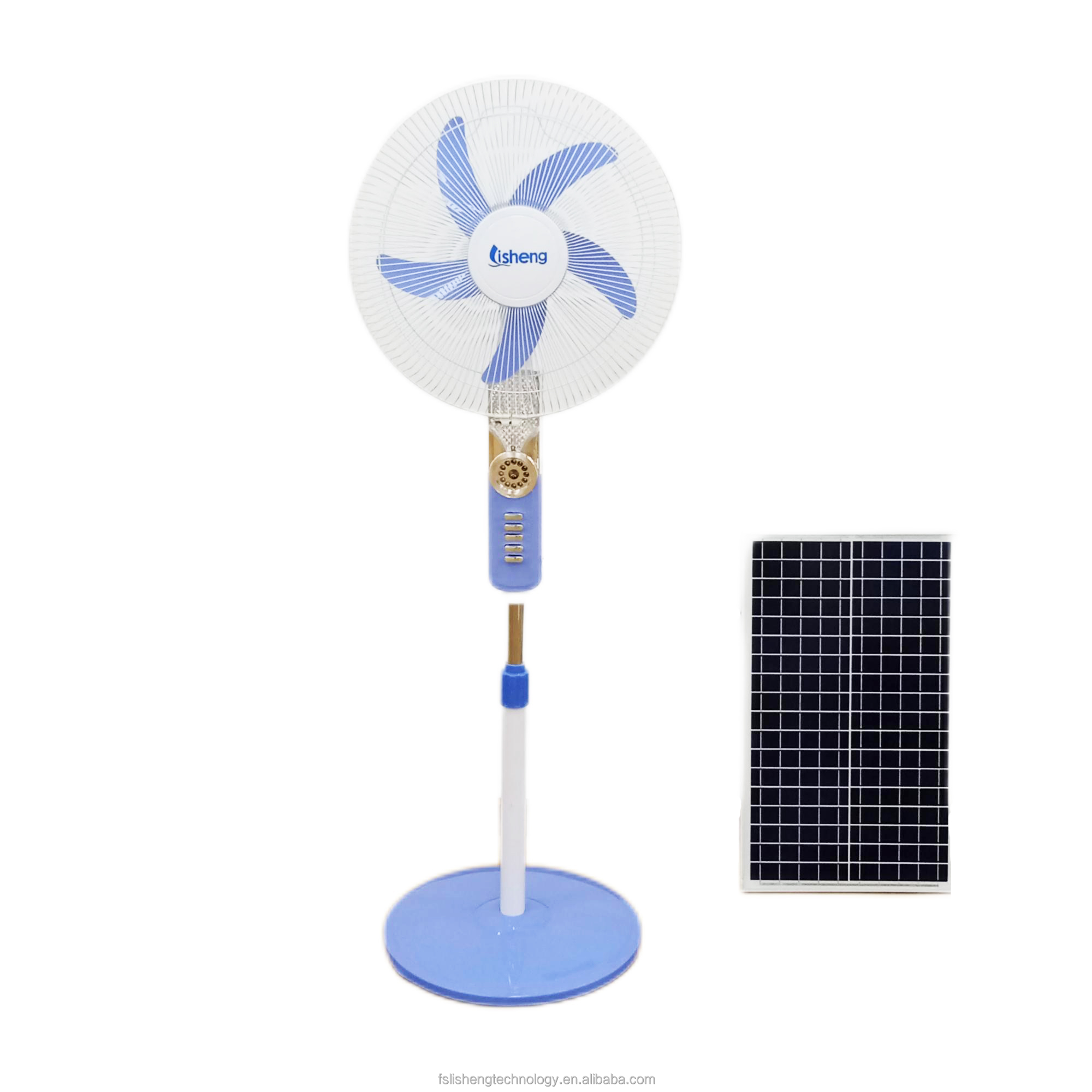 Plastic 16 Inch Rechargeable Stand Fan USB Mobile Phone Charging Fan With LED Light