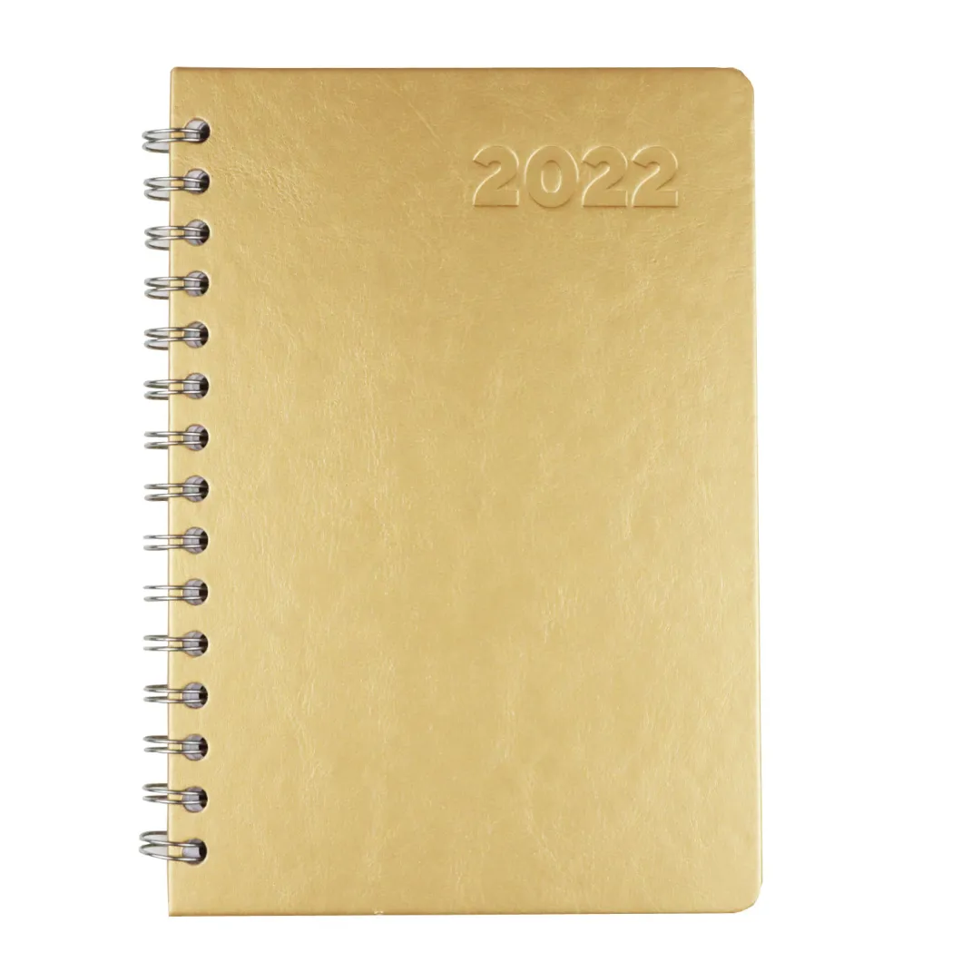 Advance Planning PU Hard Cover Spiral Journal Notebook Monthly Planner
