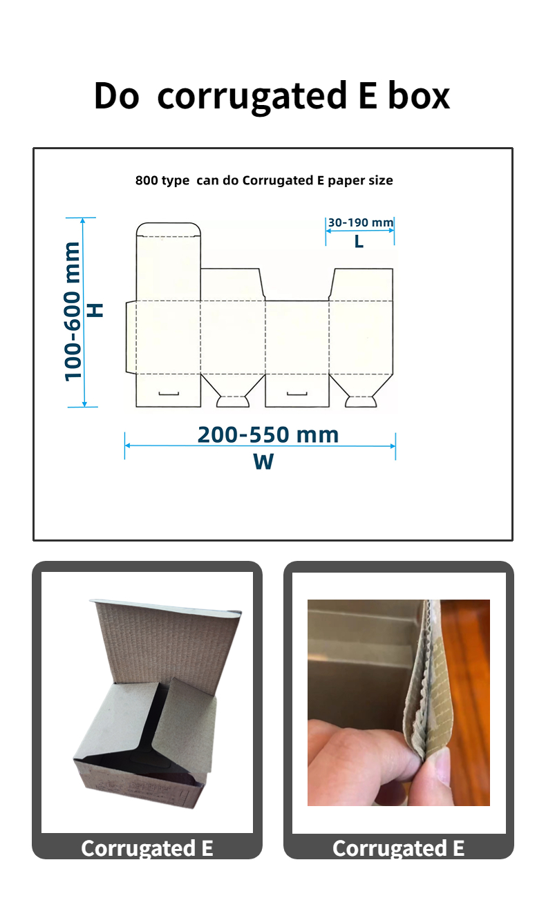 CQT 800 Cardboard/Corrugated Straight Line Box Folding and Gluing Machine with 3A PLC