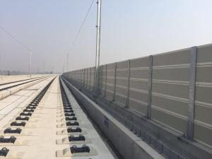 China Weather Resistance Highway Sound Barrier Walls , Motorway Noise Barriers wholesale